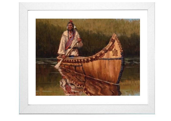 North American IndianFramed Print
